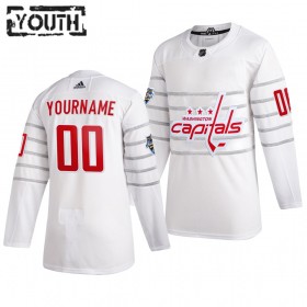 Barn NHL Washington Capitals Tröjor med eget tryck Vit Adidas 2020 All-Star Authentic